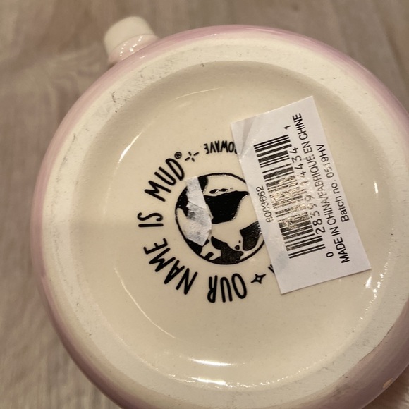 NWOT Our Name Is Mud Never Stop Looking Up Starry Mug - Picture 2 of 3